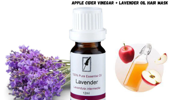 . Apple Cider Vinegar + Lavender Oil Hair Mask